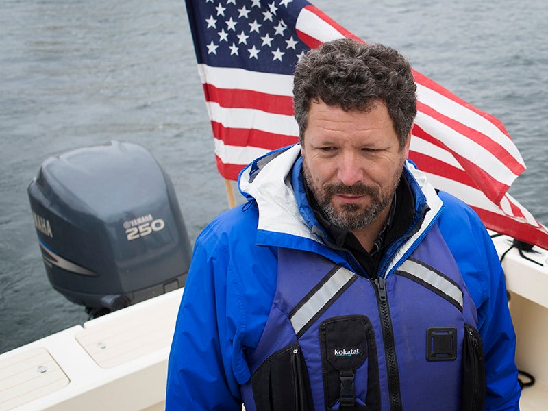 Chris Wilke, executive director of Puget Soundkeeper, is on a mission to protect Puget Sound from dangerous agricultural and stormwater runoff.
(Chris Jordan-Bloch/Earthjustice)