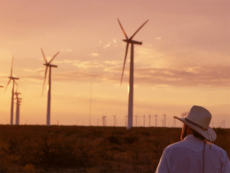 The King Mountain Wind Ranch near Odessa, Texas.