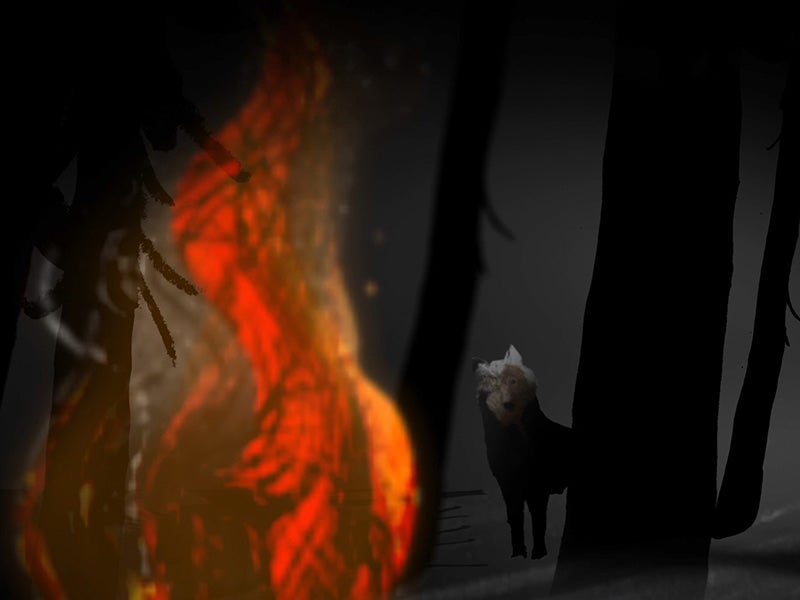 The she-wolf from the film, The Fable of the Wolf.